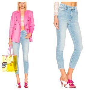 Mother The Looker Crop in Swimming Pool Sunday Jeans Womens Size 25